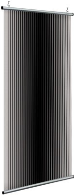 Houseart Κάθετες γραμμές σε μαύρο γκρι, Ριγέ, Διαχωριστικά Panel, 120 x 250 εκ.