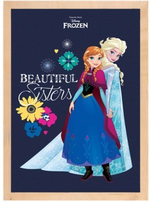 Beautiful sisters, Frozen, Παιδικά, Πίνακες σε καμβά, 15 x 20 εκ.