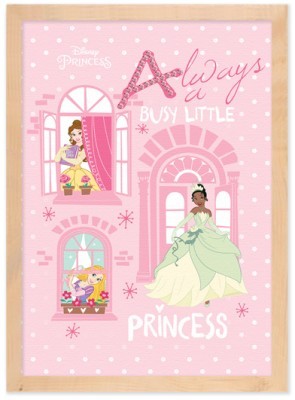 Busy Princess, Παιδικά, Πίνακες σε καμβά, 15 x 20 εκ.
