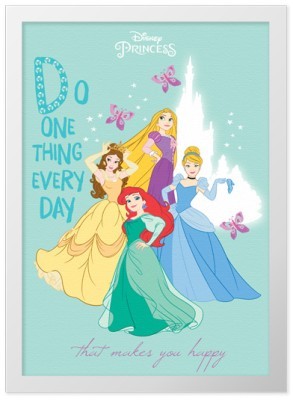 Do one thing every day, Princess Disney Πίνακες σε καμβά 75 x 50 cm (22645)