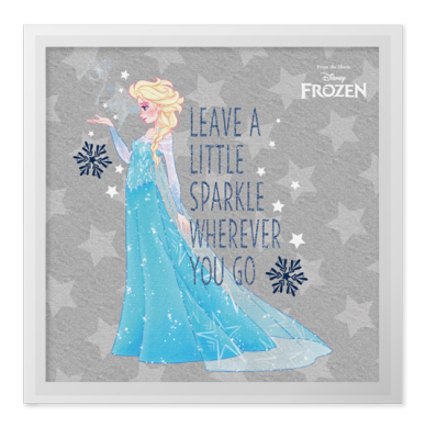 Wherever you go, Elsa Disney Πίνακες σε καμβά 75 x 50 cm (22670)