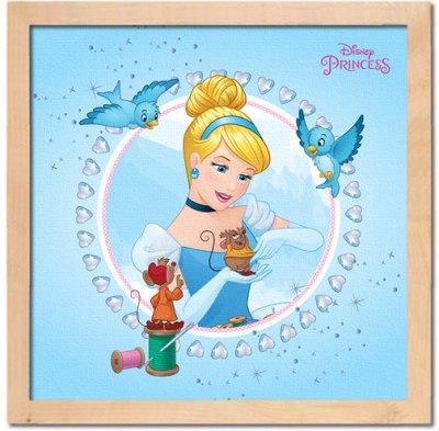 Lovely Cinderella, Princess, Παιδικά, Πίνακες σε καμβά, 40 x 40 εκ.