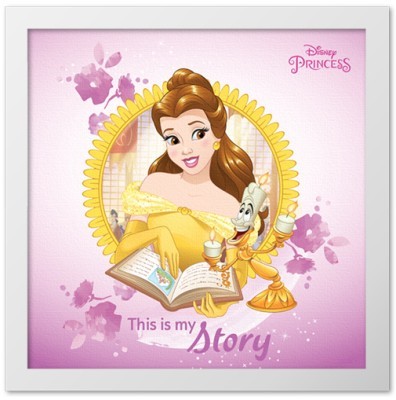 Princess Belle Disney Πίνακες σε καμβά 50 x 50 cm (22672)