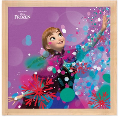 Happy Anna, Frozen Disney Πίνακες σε καμβά 50 x 50 cm (22700)