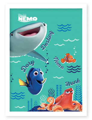 Στο βυθό με τον Nemo! Disney Πίνακες σε καμβά 75 x 50 cm (22584)
