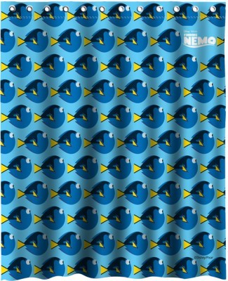 Μπλε μοτίβο από τη Ντόρυ, Παιδικά, Κουρτίνες μπάνιου, 150 x 180 εκ.