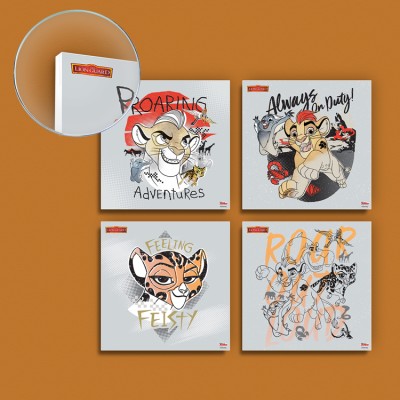 Houseart Rrooaring Adventures... The Lion Guard!, Διάφορα, Mini Set Forex, 20 x 20 εκ.. (Το Forex είναι ένα άκαμπτο αφρώδες υλικό)
