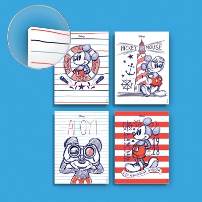 Ahoy, Mickey Mouse!, Διάφορα, Mini Set Forex, 17 x 23 εκ.. (Το Forex είναι ένα άκαμπτο αφρώδες υλικό)