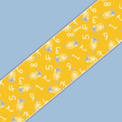 Houseart - ΣΗΜΑΝΤΙΚΟ: Σε περίπτωση διαφοράς τιμής από το κατάστημα ισχύει παντα και μόνο η τιμή του καταστήματος Κίτρινο φόντο με αριθμούς!, Παιδικές, Μπορντούρες, 150