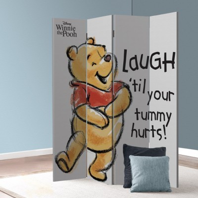 Γέλα μέχρι να πονέσει η κοιλιά σου, Winnie the Pooh, Παιδικά, Παραβάν, 80 x 180 εκ. [Δίφυλλο]