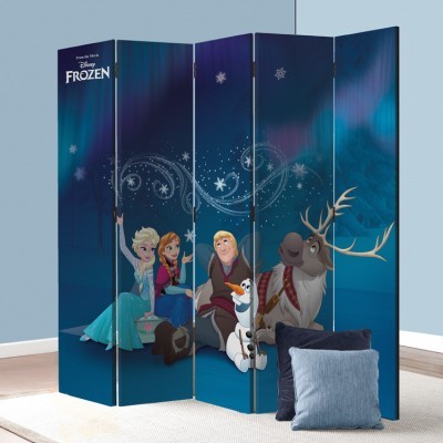 Elsa, Anna, Olaf, Kristoff, Sven, Frozen, Παιδικά, Παραβάν, 80 x 180 εκ. [Δίφυλλο]