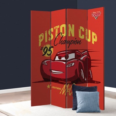 Piston Cup, Cars, Παιδικά, Παραβάν, 80 x 180 εκ. [Δίφυλλο]
