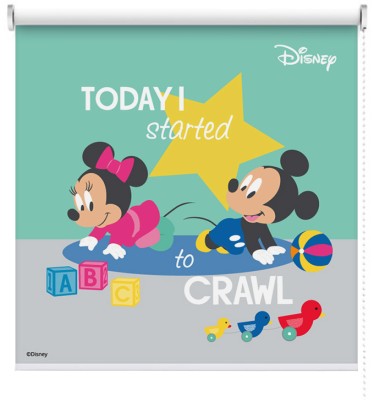 Houseart Today i started to crawl, Minnie & Mickey Mouse, Παιδικά, Ρολοκουρτίνες, 100 x 100 εκ.