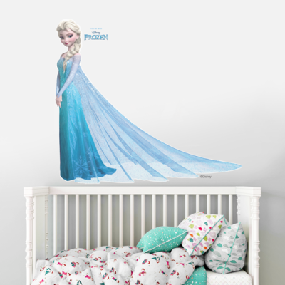 Elsa, Frozen!!! Disney Αυτοκόλλητα τοίχου 49 x 56 cm (22454)