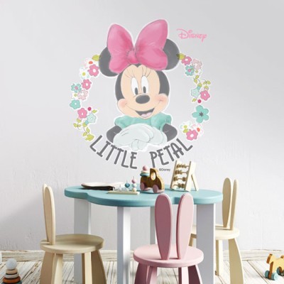 Little Petal, Minnie Mouse Disney Αυτοκόλλητα τοίχου 57 x 50 cm (22735)
