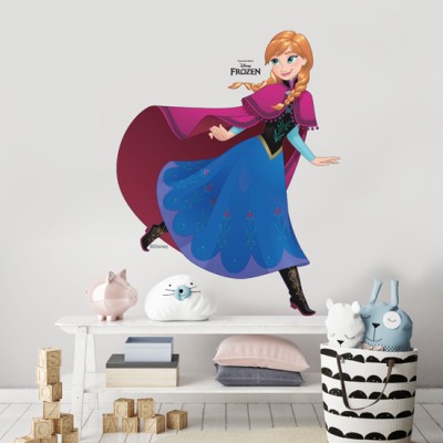Anna, Frozen, Παιδικά, Αυτοκόλλητα τοίχου, 50 x 64 εκ.
