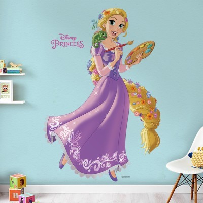 Ευτυχισμένη Ραπουνζέλ! Disney Αυτοκόλλητα τοίχου 53 x 36 cm (29046)