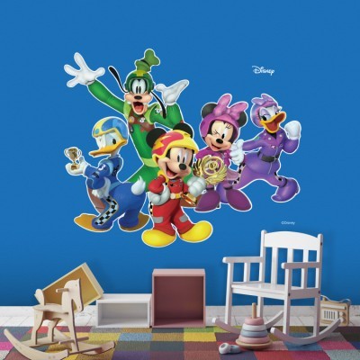 Ο Mickey με την παρέα του! Παιδικά Αυτοκόλλητα τοίχου 60 x 71 cm (29288)