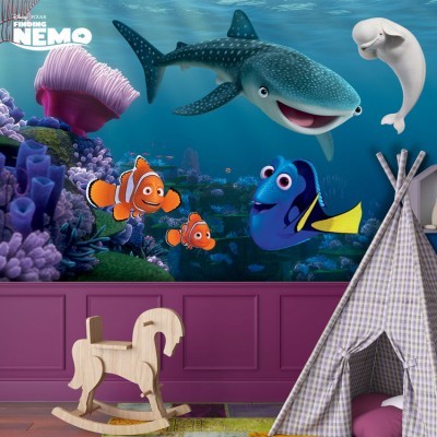 Bailey, Destiny, Nemo, Marlin & Dory Disney Ταπετσαρίες Τοίχου 79 x 127 cm (24776)