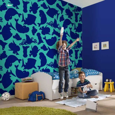 Houseart Bailey, Hank, Destiny, Finding Dory, Παιδικά, Ταπετσαρίες Τοίχου, 100 x 100 εκ.