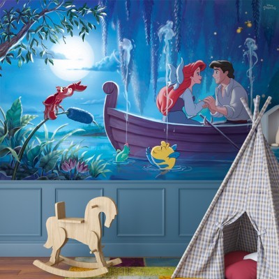 Ariel and Eric, Princess, Παιδικά, Ταπετσαρίες Τοίχου, 100 x 100 εκ.