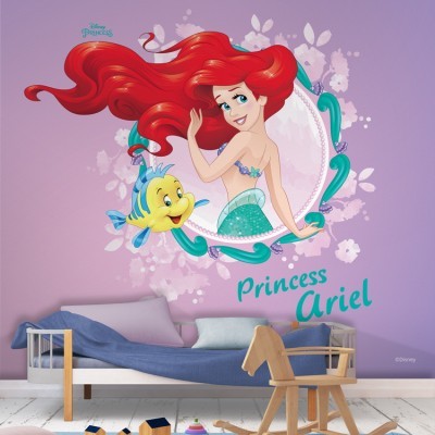 Η μικρή γοργόνα, Πριγκίπισσα Άριελ! Disney Ταπετσαρίες Τοίχου 100 x 100 cm (27877)