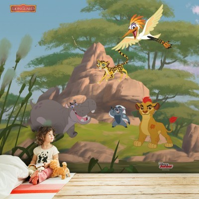 Lands from the Lion Guard Disney Ταπετσαρίες Τοίχου 100 x 100 cm (23560)