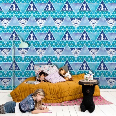 Frozen pattern!, Παιδικά, Ταπετσαρίες Τοίχου, 100 x 100 εκ.