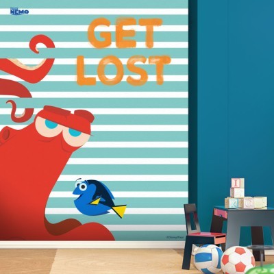 Get lost, Dory & Hank, Παιδικά, Ταπετσαρίες Τοίχου, 100 x 100 εκ.