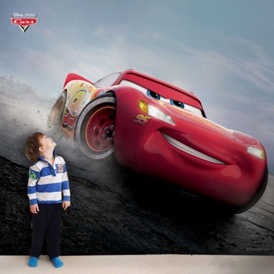 Mcqueen, Cars Disney Ταπετσαρίες Τοίχου 100 x 100 cm (24718)