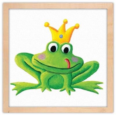 Πρίγκιπας βάτραχος Παιδικά Πίνακες σε καμβά 50 x 50 cm (35690)