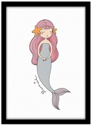 Mermaid, Παιδικά, Πίνακες σε καμβά, 15 x 20 εκ.