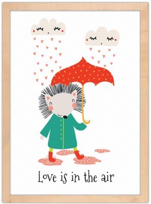 Love is in the air, Παιδικά, Πίνακες σε καμβά, 15 x 20 εκ.