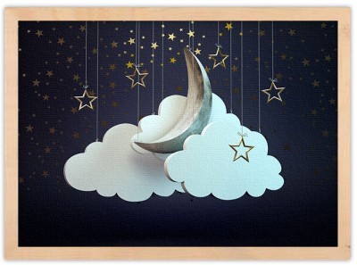 Νυχτερινός ουρανός Παιδικά Πίνακες σε καμβά 45 x 60 cm (10355)
