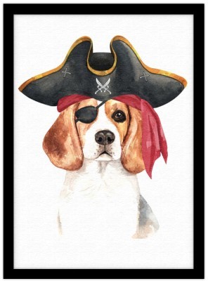 Σκυλάκι Καπετάνιος Παιδικά Πίνακες σε καμβά 60 x 55 cm (35599)
