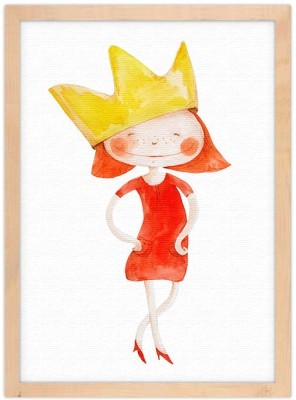 Μικρή πριγκίπισσα Παιδικά Πίνακες σε καμβά 67 x 51 cm (35542)