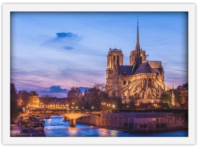 Πόλη τη νύχτα, Πόλεις - Ταξίδια, Πίνακες σε καμβά, 20 x