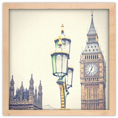 Houseart Big Ben ρολόι, Πόλεις - Ταξίδια, Πίνακες σε καμβά, 40 x 40 εκ.