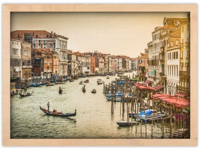 Γόνδολες στη Βενετία Πόλεις – Ταξίδια Πίνακες σε καμβά 36 x 60 cm (37966)