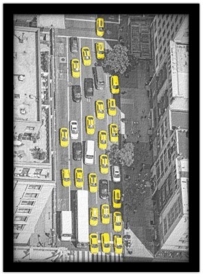 Κίτρινα Αυτοκίνητα Πόλεις – Ταξίδια Πίνακες σε καμβά 60 x 40 cm (37974)