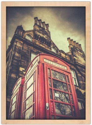 Τηλεφωνικός Θάλαμος Λονδίνου Πόλεις – Ταξίδια Πίνακες σε καμβά 53 x 40 cm (38012)