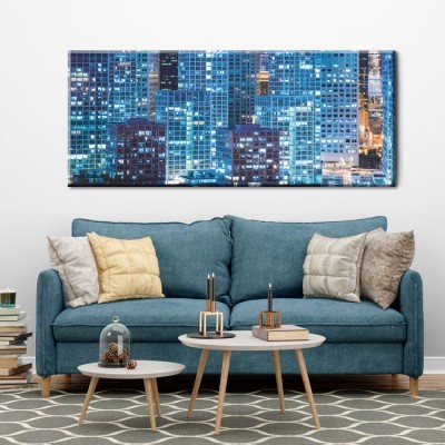 Houseart Cityscape, Πόλεις - Ταξίδια, Πίνακες σε καμβά, 100 x 40 εκ.
