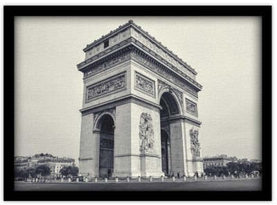 Αψίδα του Θριάμβου ασπρόμαυρη, Πόλεις - Ταξίδια, Πίνακε