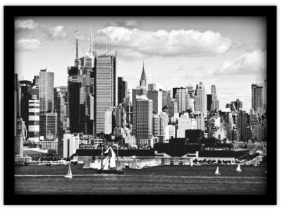 Η Νέα Υόρκη και ο ποταμός Hudson Πόλεις – Ταξίδια Πίνακες σε καμβά 40 x 60 cm (10180)