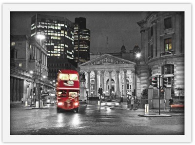 Το Λονδίνο σε ασπρόμαυρο φόντο Πόλεις – Ταξίδια Πίνακες σε καμβά 40 x 60 cm (12748)
