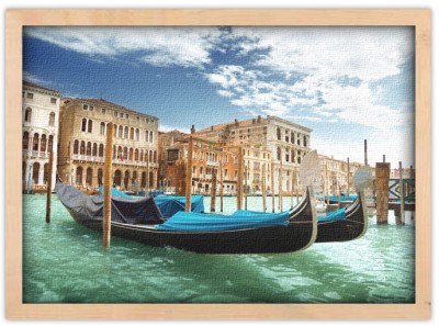 Γόνδολες στην Βενετία Πόλεις – Ταξίδια Πίνακες σε καμβά 41 x 61 cm (15458)