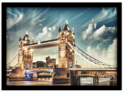 Γέφυρα του Λονδίνου Πόλεις – Ταξίδια Πίνακες σε καμβά 40 x 65 cm (15470)