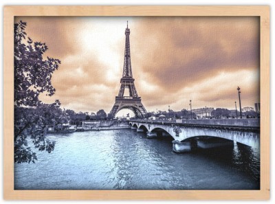 Συννεφιασμένη μέρα στο Παρίσι Πόλεις – Ταξίδια Πίνακες σε καμβά 39 x 63 cm (15475)