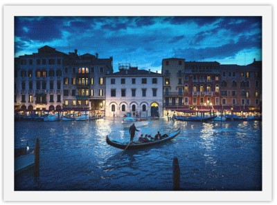 Μεγάλο Κανάλι της Βενετίας το βράδυ Πόλεις – Ταξίδια Πίνακες σε καμβά 41 x 61 cm (18695)