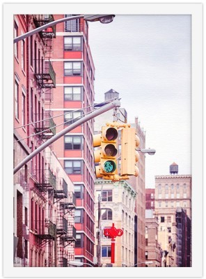 Πίνακες House Art - ΣΗΜΑΝΤΙΚΟ: Σε περίπτωση διαφοράς τιμής από το κατάστημα ισχύει παντα και μόνο η τιμή του καταστήματος Κίτρινο φανάρι της Νέα Υόρκης, Πόλεις - Ταξίδια, Πίνακε